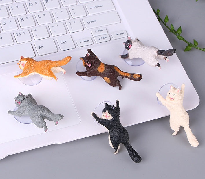 Lazy cat mobile phone holder