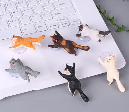 Lazy cat mobile phone holder