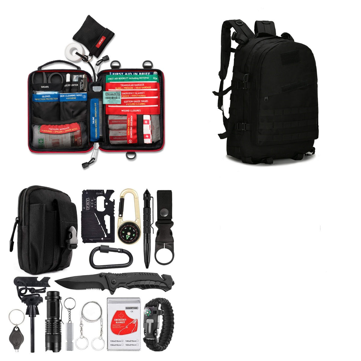 New Outdoor Camping Multi-Function Tool for Survival and Self-Defense
