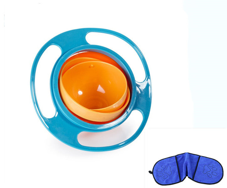 360° Rotating Spill-Proof Bowl