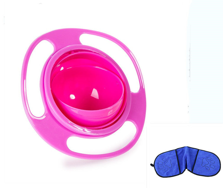 360° Rotating Spill-Proof Bowl