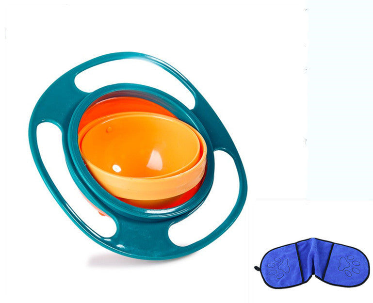 360° Rotating Spill-Proof Bowl