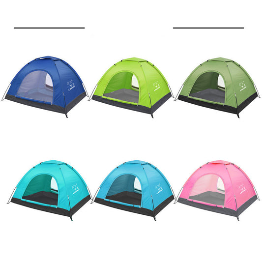 Single-Layer Camping Tent for Outdoor and Beach Use