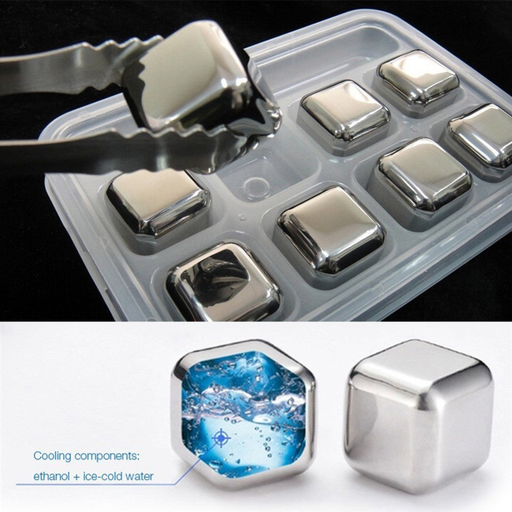 Reusable Ice Cubes Set for Whiskey, Bar Tool.