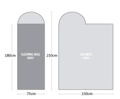 Portable Waterproof Outdoor Camping Sleeping Bag with Hood