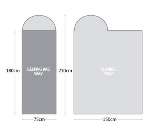 Portable Waterproof Outdoor Camping Sleeping Bag with Hood