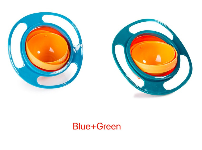 360° Rotating Spill-Proof Bowl