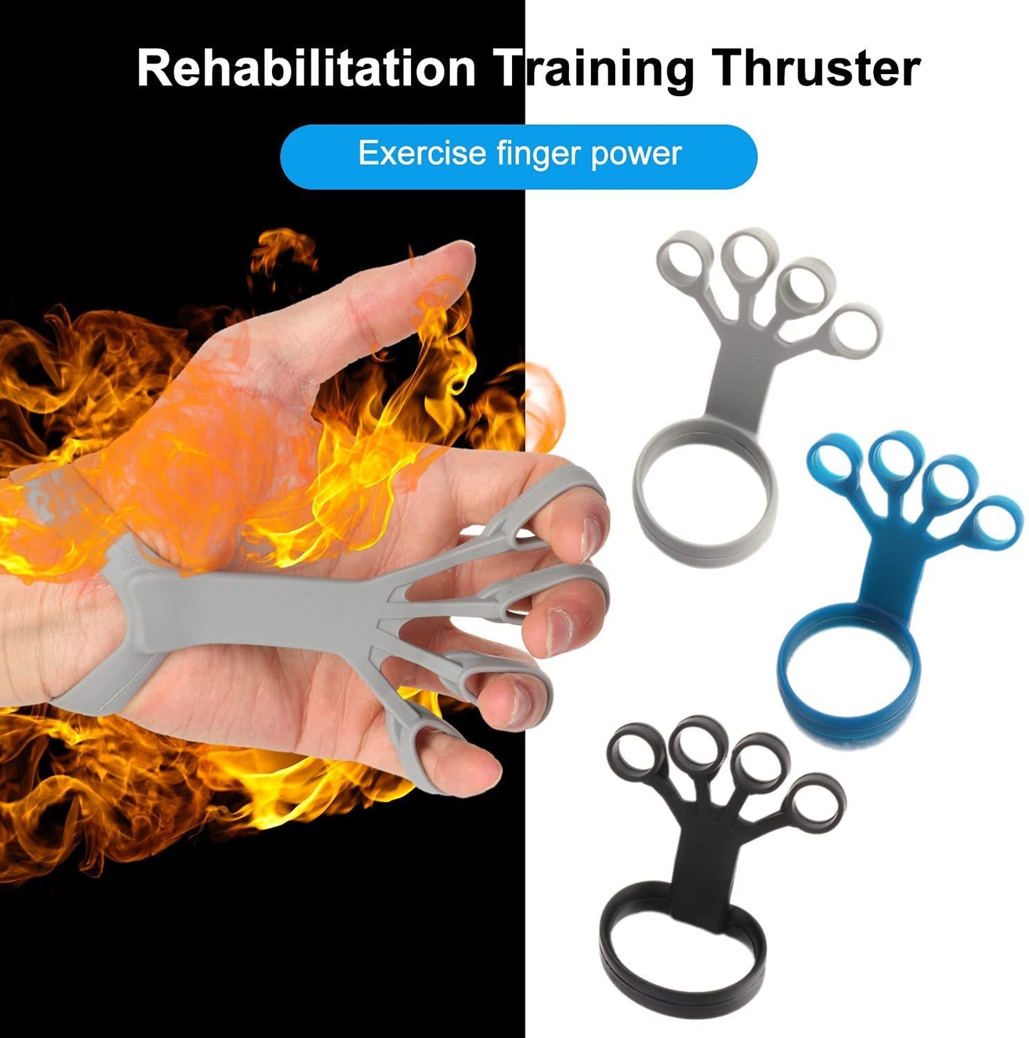 Silicone Grip Finger Stretcher for Arthritis Hand Strengthening and Pain Relief