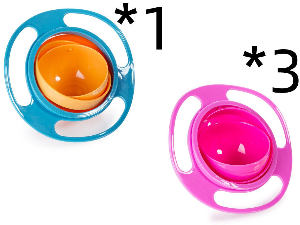 360° Rotating Spill-Proof Bowl