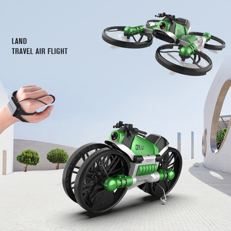 WiFi FPV 2-in-1 Foldable RC Drone & Motorcycle