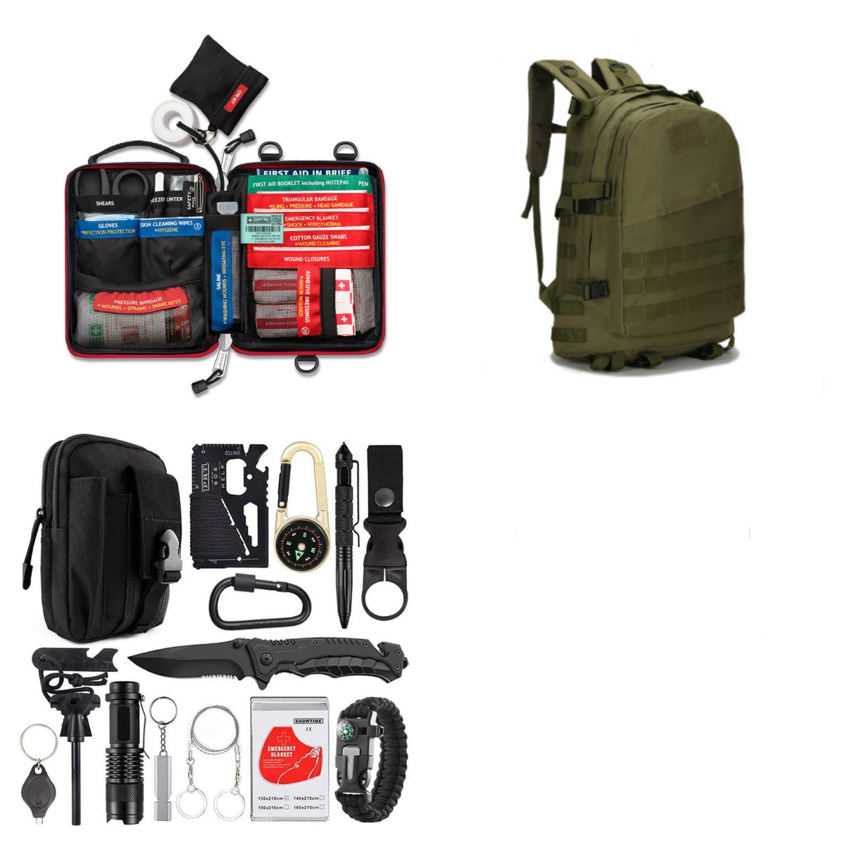 New Outdoor Camping Multi-Function Tool for Survival and Self-Defense