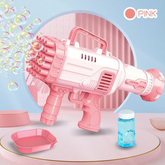 32-Hole Electric Bazooka Bubble Gun