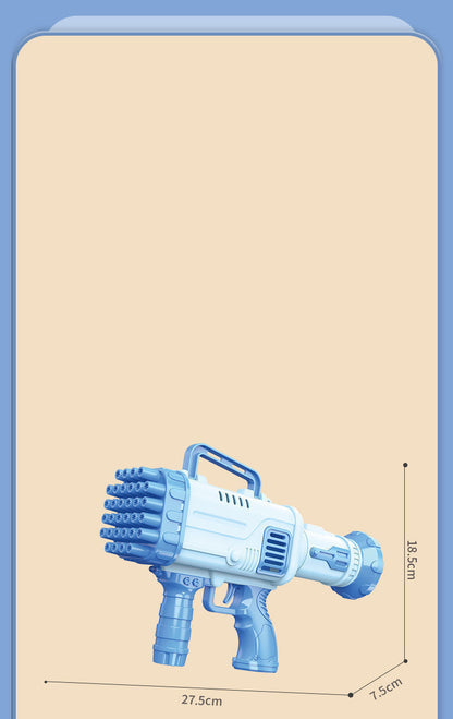 32-Hole Electric Bazooka Bubble Gun