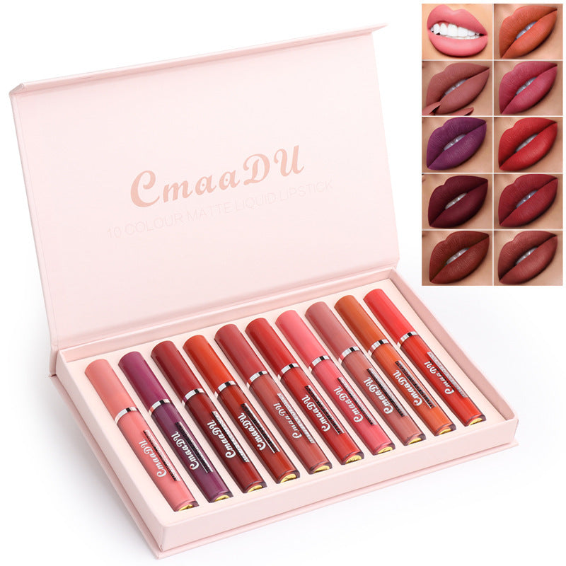Women's Waterproof Matte Non-Stick Lipstick