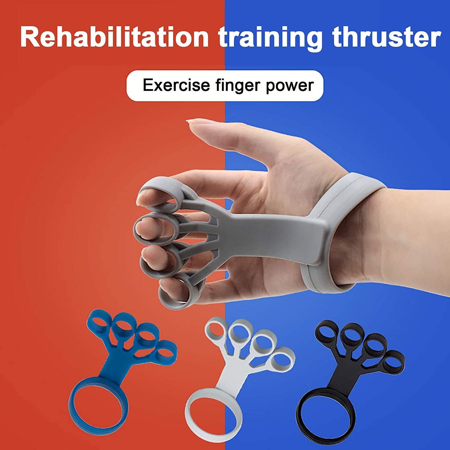 Silicone Grip Finger Stretcher for Arthritis Hand Strengthening and Pain Relief