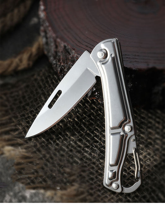 Outdoor Folding Knife  Steel Self Defense Camping