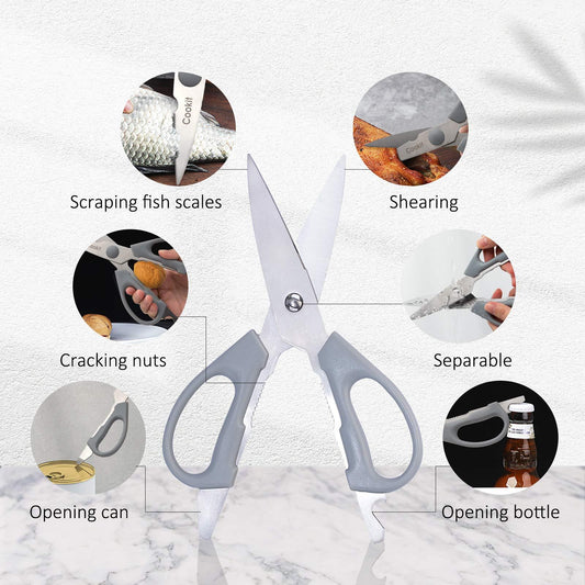 15-Piece Kitchen Knife Set with Block, Sharpener.